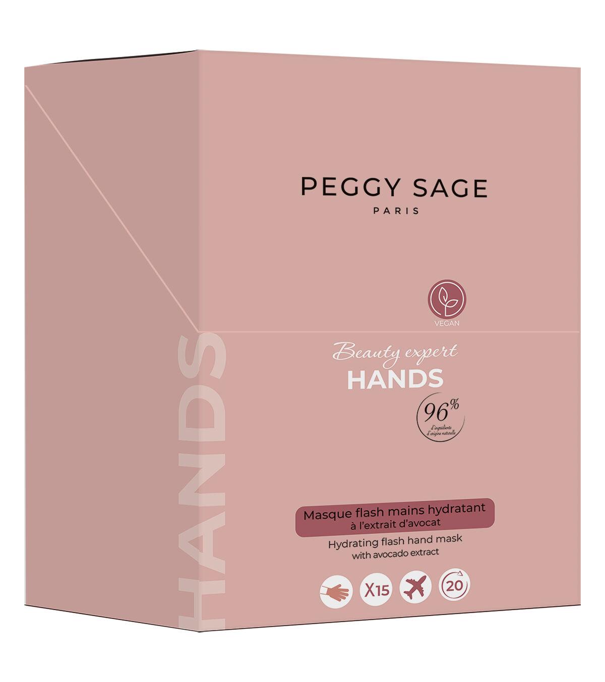 Présentoir 15 masques mains hydratants à l'extrait d'avocat