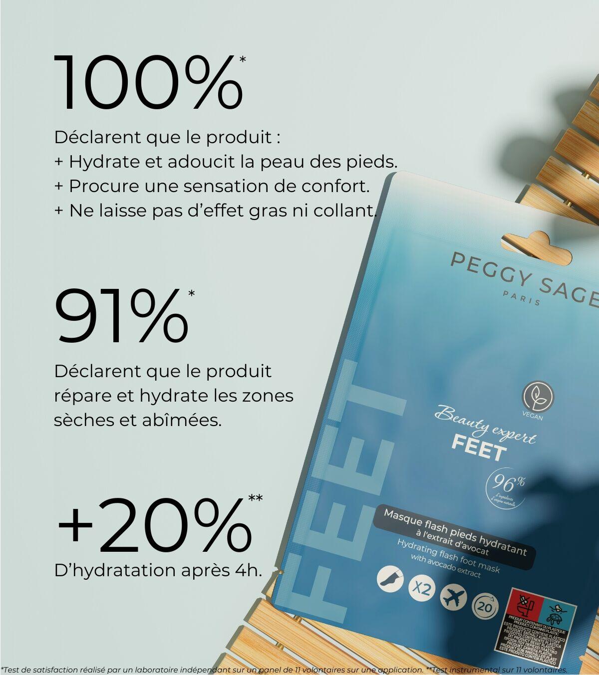 Présentoir 15 masques pieds hydratants – Image 3