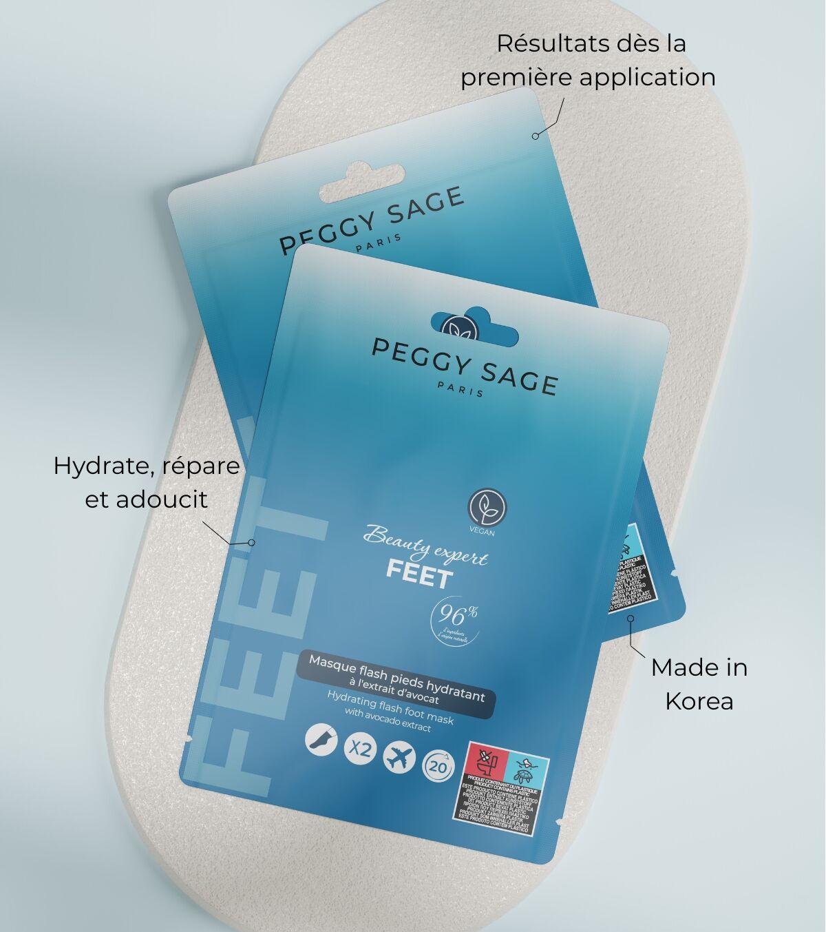 Présentoir 15 masques pieds hydratants – Image 4