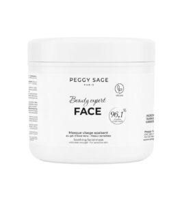 White Peggy Sage Paris jar for the Beauty expert FACE soothing facial mask (aloe vera), for sensitive skin